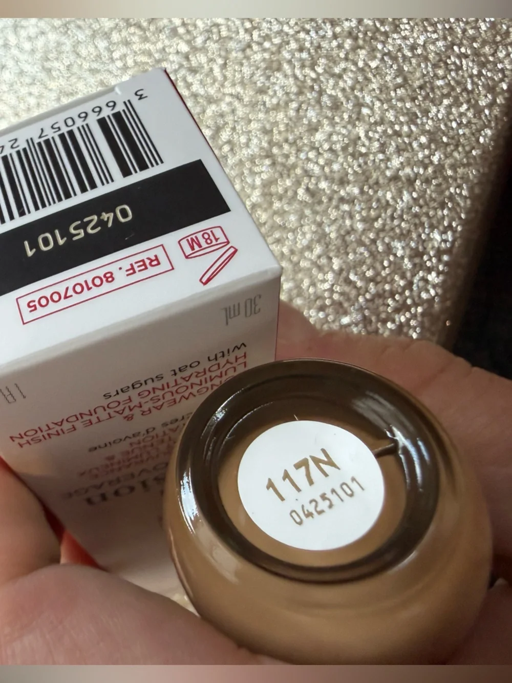 *NIB 117N 1oz* CLARINS Skin Illusion Full Coverage Foundation